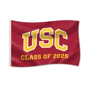 USC Trojans Cardinal Class of 2025 Flag